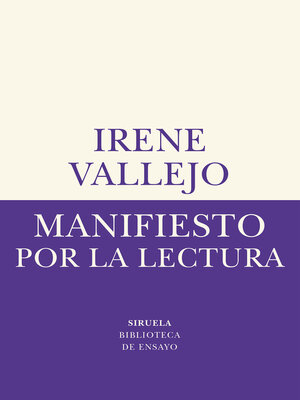 cover image of Manifiesto por la lectura
